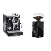 La Pavoni Cellini Classic, black + Eureka Mignon Silenzio 55, BL black