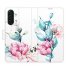 Flip pouzdro iSaprio - Samsung Galaxy A17 / A17 5G - Beautiful Flower s kapsičkami na karty (Flipové knížkové pouzdro, obal, kryt iSaprio s přihrádkami na karty a motivem)
