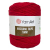 Špagát Macrame Rope 5 mm Špagát Macrame Rope 5 MM Červená 773