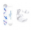 Raven Mia White dámský snowboard + Raven FT360 white vázání - 150 cm + M (EU 39-42)