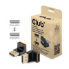 Club3D Adaptér DisplayPort na DisplayPort 1.4, 4K120Hz, 8K30Hz, 90° CAC-1008