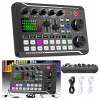 Audio mixér Fifine Sound Card SC3 Black USB z RGB XLR