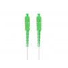 LANBERG optický patch cord SM SC/APC-SC/APC simplex 25m LSZH G657A2 průměr 3mm, barva bílá