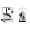 Rancilio Silvia E, biela + Eureka Mignon Perfetto, CR chrome
