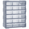 zahrada-XL Organizér s 18 strednými zásuvkami 38x16x47 cm 149598