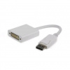 Kábel CABLEXPERT red. Displayport na DVI, MF, biela A-DPM-DVIF-002-W