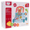 Inlea4Fun Detské edukačné multifunkčné CARTOON WALKING CAR modré