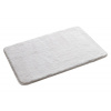 Gedy FUZZY kúpeľňová predložka, 50x80cm, 100% polyester, protišmyk, biela 96FY508002