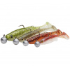 Gumenná nástraha Savage Gear Fat Minnow T Tail RTF Clear Water Mix 4 ks Veľkosť: 9cm 7g