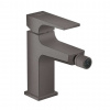 Hansgrohe Metropol Bidetová batéria s výpusťou Push-Open, kefovaný čierny chróm 32520340-HG
