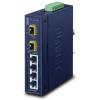 Planet IGS-620TF Priemyselný Switch 4x 10/100/1000Base-T, 2x 100/1G/2.5GBase-X SFP, -40~+75°C