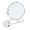 Sapho Sapho, X-ROUND WHITE závesné kozmetické zrkadlo, priemer 180mm, obojstranné, biela, XR006W