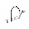 Hansgrohe Vernis Shape - Batéria na okraj vane, 4-otvorová inštalácia, chróm 71459000