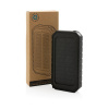 Bezdrôtová solárna powerbanka 10000mAh 10W , Black Farba: Black