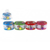 Teddies Pokladnička se zámkem plechová Ovál 10 x 6 cm