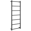 SAPHO SHICK nástenný držiak uterákov 500x1344 mm, okrúhly, čierna mat SH500B