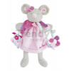 Plyšová myška na bábkové divadlo Mouse Hand Puppet Doudou et Compagnie ružová 28 cm od 0 mes