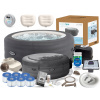 Guľatý nafukovací hydromasážny bazén Intex, 795 l (Nafukovacia vírivka Hydromasáž Pure Spa Intex 28482 4 osoby PLNÉ + OSVETLENIE)