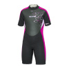 Dětský/junior krátký neopren BARE 2 mm Manta Shorty - fialová Velikost: 16