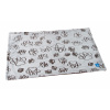 PROFIZOO Fleece Deka dvojvrstvová De Luxe 80 x 50 cm hnedá labka