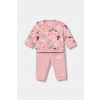 Detská tepláková súprava Puma MINICATS AOP Crew Set FL INF 689731 ružová 86
