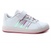 adidas GRAND COURT 2.0 EL C JS3939 bílá,růžová, dětská obuv vel.30 (adidas GRAND COURT 2.0 EL C JS3939)