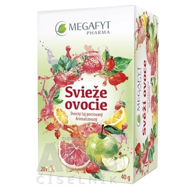 MEGAFYT Svieže ovocie ovocný čaj 20x2 g (40 g), 8595151952398