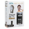 XPEL Spa Secrets Charcoal gelová obličejová maska + silikonový aplikátor 140 ml