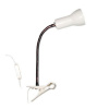 Stolové lampy - Svietidlá - Svietidlá - Stolové lampy - Lolek 01 BIAŁA lampka E14 ramię giętkie na klipsie (Stolové lampy - Svietidlá - Svietidlá - Stolové lampy - Lolek 01 BIAŁA lampka E14 ramię gięt