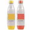 2x FLAŠE DO SATURÁTORA SODASTREAM FUSE 1L FAREBNÉ SADA 2 KUSOV