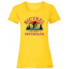 Bicykel je môj psychológ. - Žltá , Dámske , L