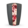 Ekologická urna Flora Black - Růže