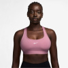 Nike Pro Swoosh Medium-Support Sports Bra Womens Pink / White 16 (XL)