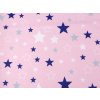 Stoklasa Bavlněná látka hvězdy - 3 (362) růžová sv.