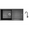 Set Sinks AMANDA 990 Metalblack + batéria Sinks MIX 35 Metalblack