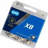 Reťaz bicyklov KMC X8 8/ (7,1 - 7,2 mm) (KMC X8 Bicykel reťazec 6/7/8 ROW CLIP Box)