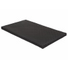 Podložka pre psa Desu24 čierna 103 cm x 63 cm (MATRAC DELUX, Veľká posteľ - XXL, ohrádka pre psa)
