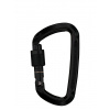 Karabína so skrutkovacím uzáverom Climbing Technology D-Shape SG - black
