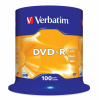 Verbatim DVD-R 4,7 GB 16x Speed, matt silver, Cakebox - 100 ks (43549)
