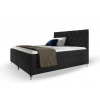 Wilsondo Čalúnená boxspring posteľ Guliette s matracom 120x200 - čierna