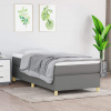 vidaXL Boxspring posteľ s matracom tmavosivá 100x200 cm látka