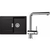 Set Schock S6-9 (dřez Mono D-100S Stone + baterie Epos.120 Chrom)