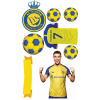 CUKROVÁ TLAČ jedlý obrázok na tortu Cukrová hmota CRISTIANO RONALDO FUTBALISTA #4