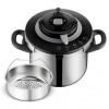 Tlakový hrniec Tefal Clipso+ CHEF P4551431, 8 l nerez