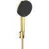 HANSGROHE Raindance Alive Select S sprchová súprava, ručná sprcha 3jet EcoSmart priemer 125 mm, sprchový držiak a textilná sprchová hadica Designflex 160 cm, leštený vzhľad zlata, 24611990