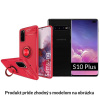 Multifunkčné magnetické púzdro Luxria Ring pre Samsung - Červené Samsung: Galaxy S10 Plus