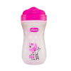 Chicco Hrnček Shiny termo floureskujúci s tvrdým náustkom, ružový, 14m+, 266 ml