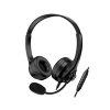 GENIUS headset HS-235U/ USB-C/ USB/ Copilot/ délka kabelu 2,4 m 31710036401