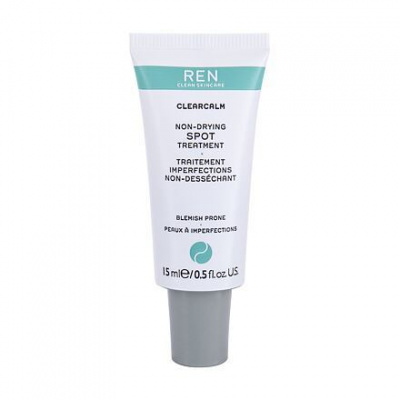 REN Clean Skincare Clearcalm 3 Non-Drying Spot Treatment lokální péče na akné 15 ml