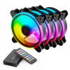 Savio FAN-01 4-pack Black